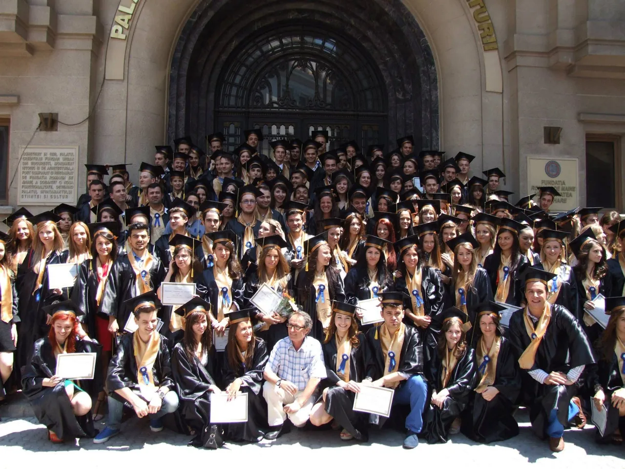 Architecture graduation class in Bucharest in 2013